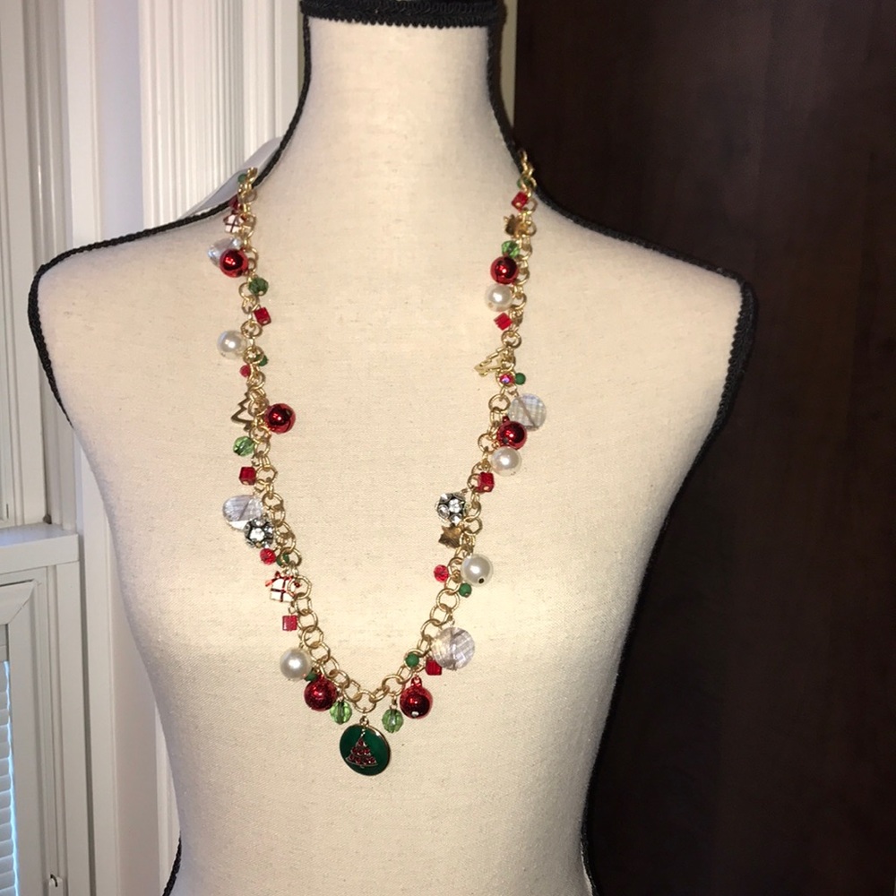 Festive Christmas Jingle Bell Necklace